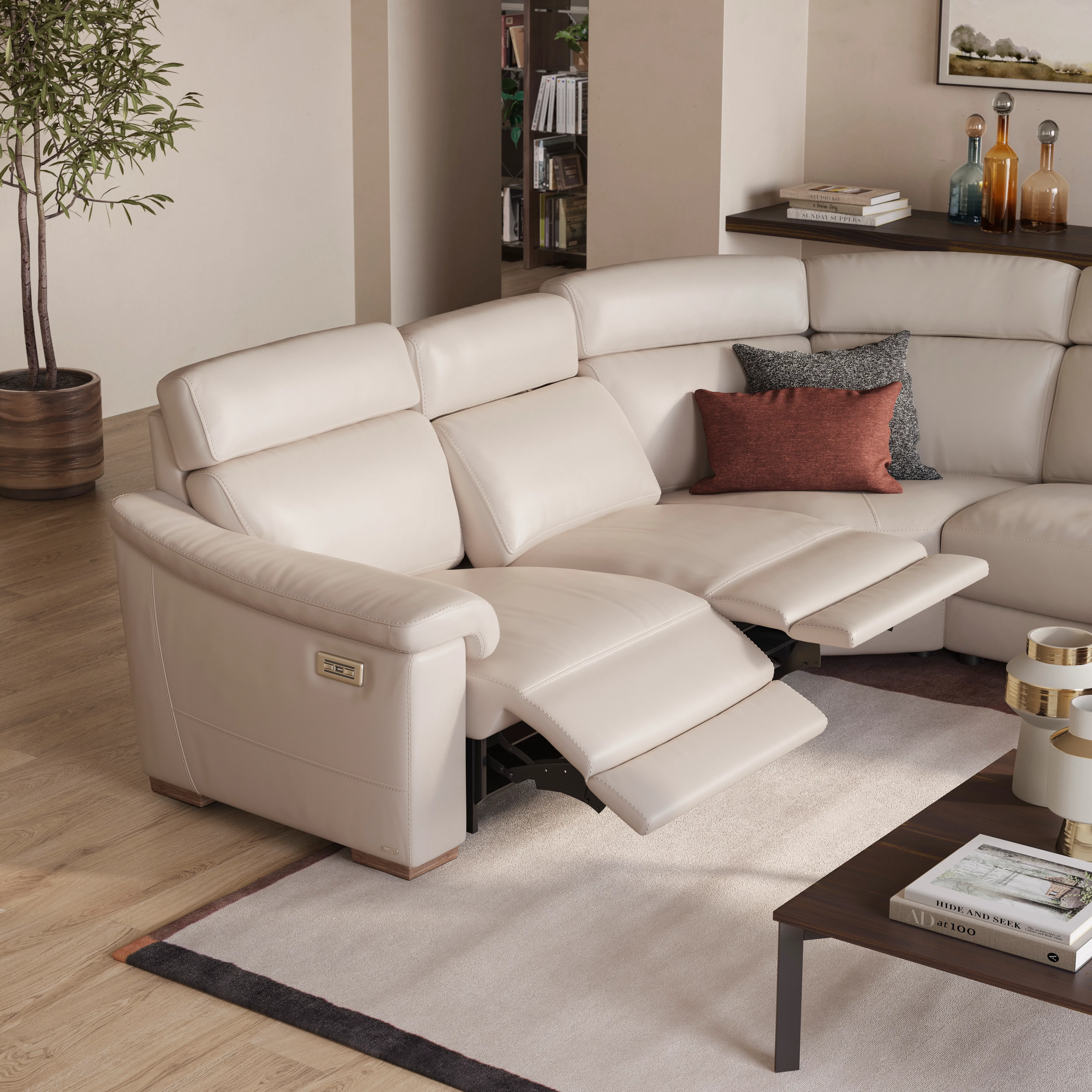 Giulivo C115 Power Headrest Power Reclining Sectional (+50 leathers) 10 Giulivo C115 Power Headrest Power Reclining Sectional (+50 leathers)