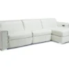 Titan 44004 Power Headrest Power Reclining Sectional (+100 leathers)