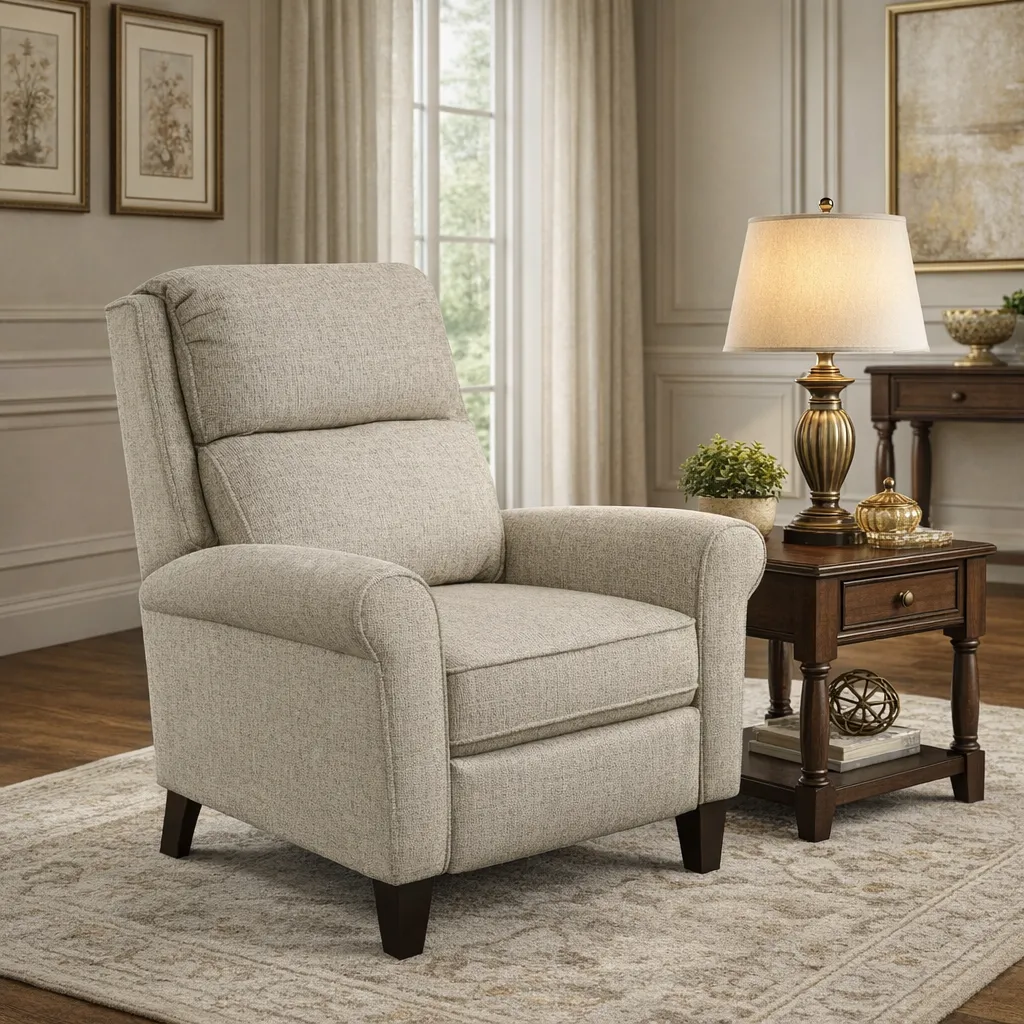 Kenzie High Leg Recliner (+100 Standard and Performance Fabrics) 8 Kenzie High Leg Recliner (+100 Standard and Performance Fabrics)