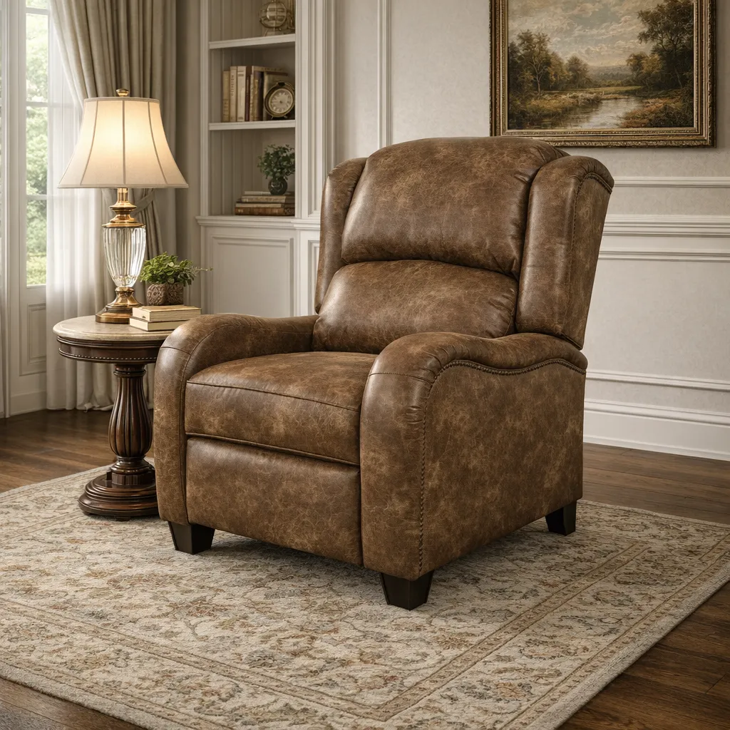 Leonard Leather Recliner (29 Top-Grain Leather Choices) 2 Leonard Leather Recliner (29 Top-Grain Leather Choices)
