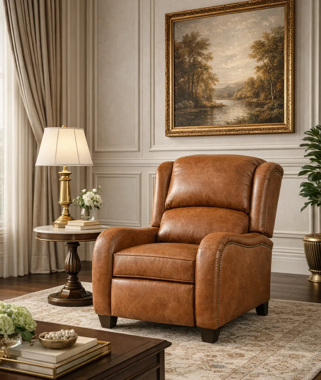 Leonard Leather Recliner (29 Top-Grain Leather Choices) 6 Leonard Leather Recliner (29 Top-Grain Leather Choices)