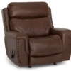 Brixton 648 Rocker Recliner (Brown Faux leather like fabric) 5 Brixton 648 Rocker Recliner (Brown Faux leather like fabric)