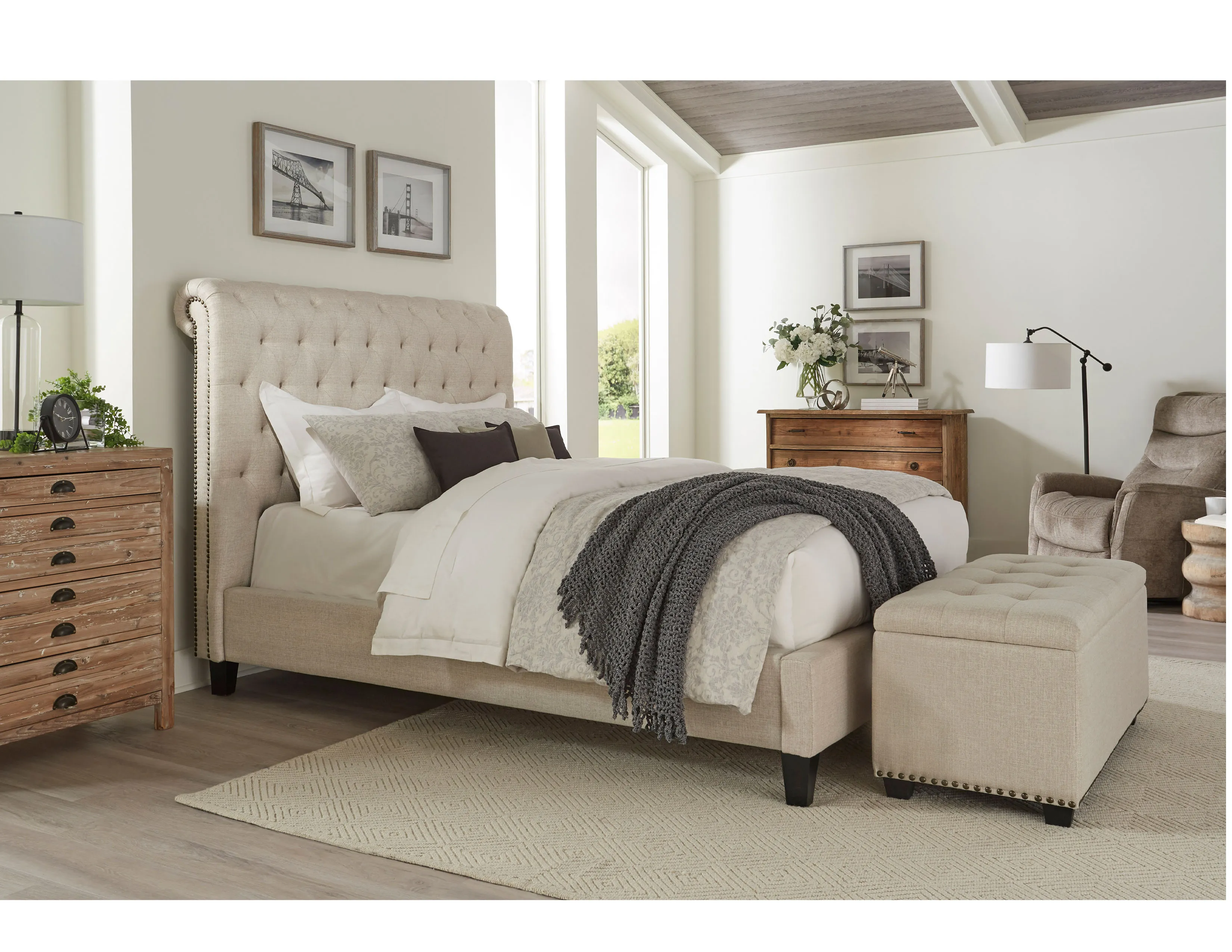 Cameron Downy Queen or King Complete Bed 6 Cameron Downy Queen or King Complete Bed