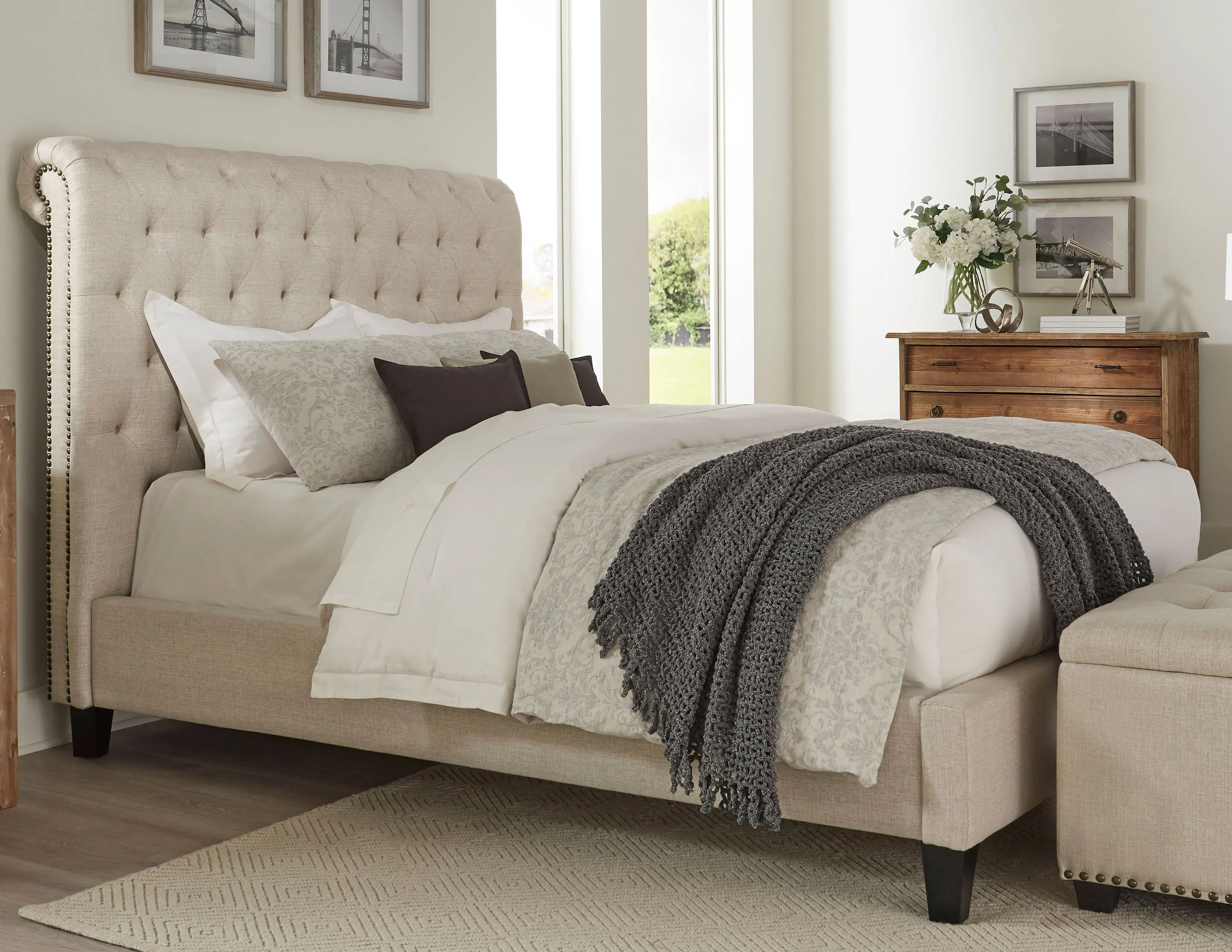 Cameron Downy Queen or King Complete Bed 7 Cameron Downy Queen or King Complete Bed