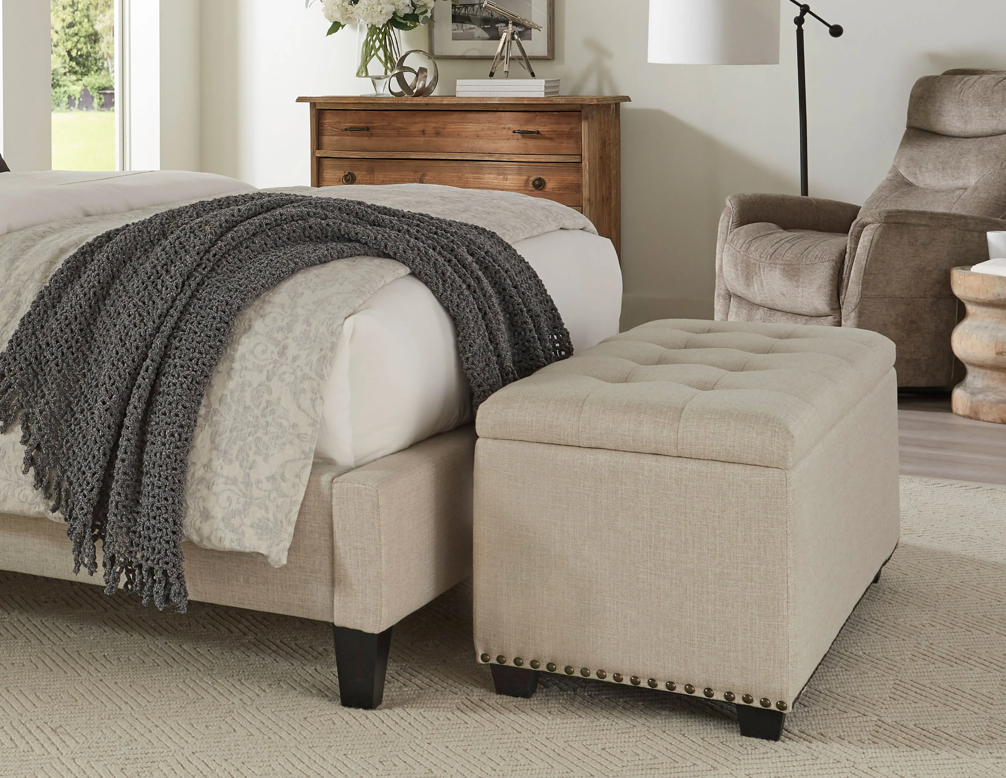 Cameron Downy Queen or King Complete Bed 9 Cameron Downy Queen or King Complete Bed