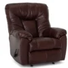 Connery 4703 Leather Match Rocker Recliner (Genuine Leather Where It Matters) 2 colors