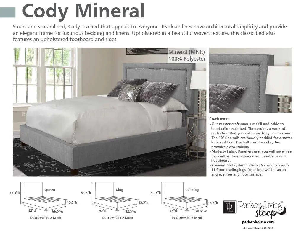 Cody Mineral Queen or King Headboard 4 Cody Mineral Queen or King Headboard