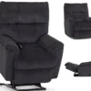 Finn 4418 Power Headrest - Power Lumbar - Power Lift Reclining Chair - Holds Up To 500 Lbs. 4 Finn 4418 Power Headrest - Power Lumbar - Power Lift Reclining Chair - Holds Up To 500 Lbs.