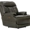 Naples Power Headrest Power Lay Flat Recliner w/Extended Ottoman - Italian Leather Luxury, Lay-Flat Relaxation & Extended Head-to-Toe Support (2 colors)