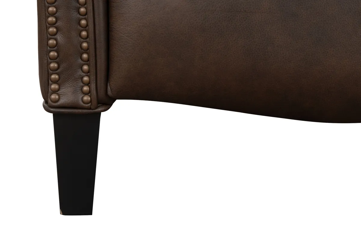Philadelphia Leather Power Recliner w/Power Head Rest & Power Lumbar (Walnut) In stock 10 Philadelphia Leather Power Recliner w/Power Head Rest & Power Lumbar (Walnut) In stock