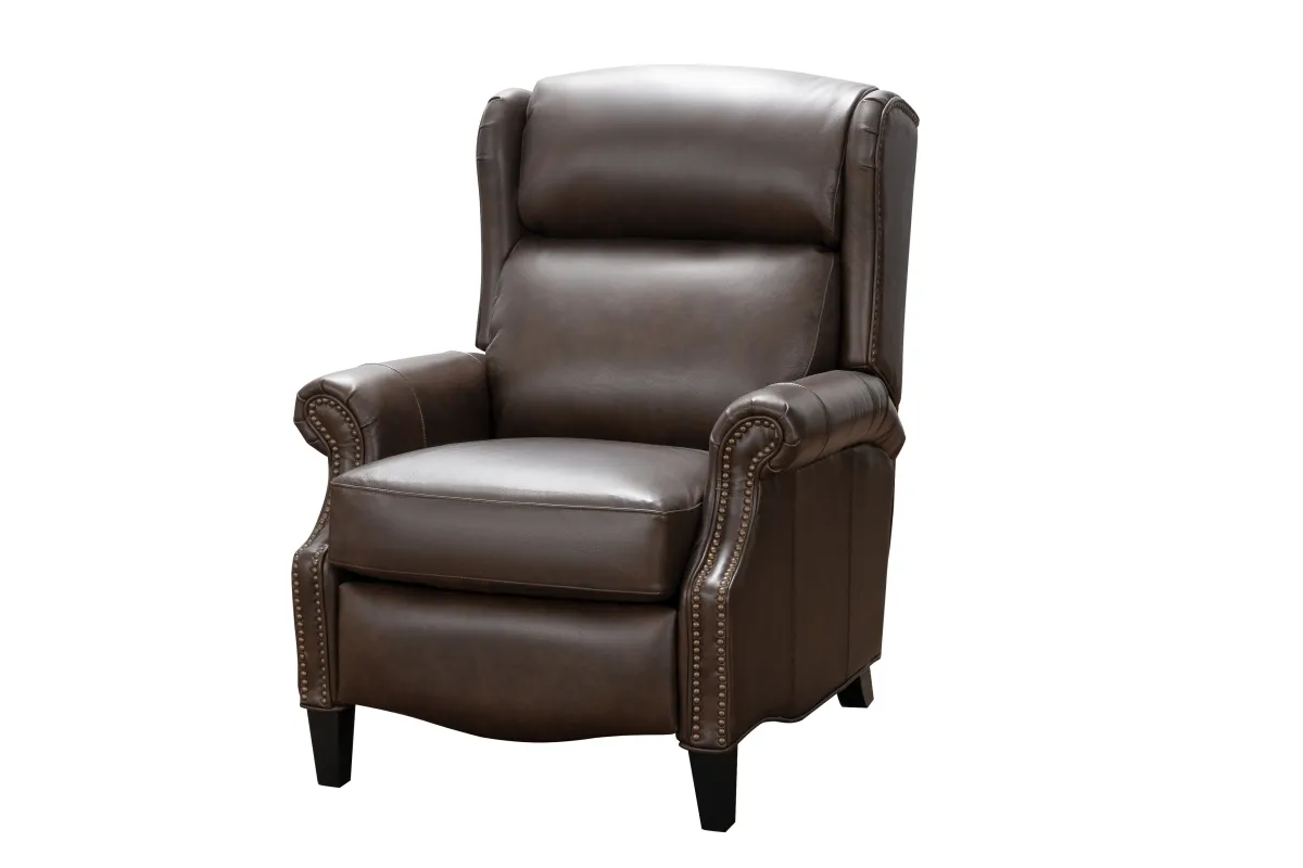 Philadelphia Leather Power Recliner w/Power Head Rest & Power Lumbar (Walnut) In stock 5 Philadelphia Leather Power Recliner w/Power Head Rest & Power Lumbar (Walnut) In stock