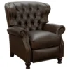Presidential Leather Recliner (Fudge) In stock