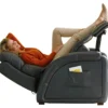 Reliever Power Headrest Power Lay-Flat Recliner Advanced Wellness Comfort with Deep-Tissue Massage, Heat, Power Lumbar & Zero Gravity Relaxation (2 colors)