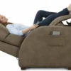 Relaxer Power Headrest Power Recliner with CR3 Massage, Heat, Power Lumbar & Zero Gravity Loaded with Wellness Technology (2 colors)