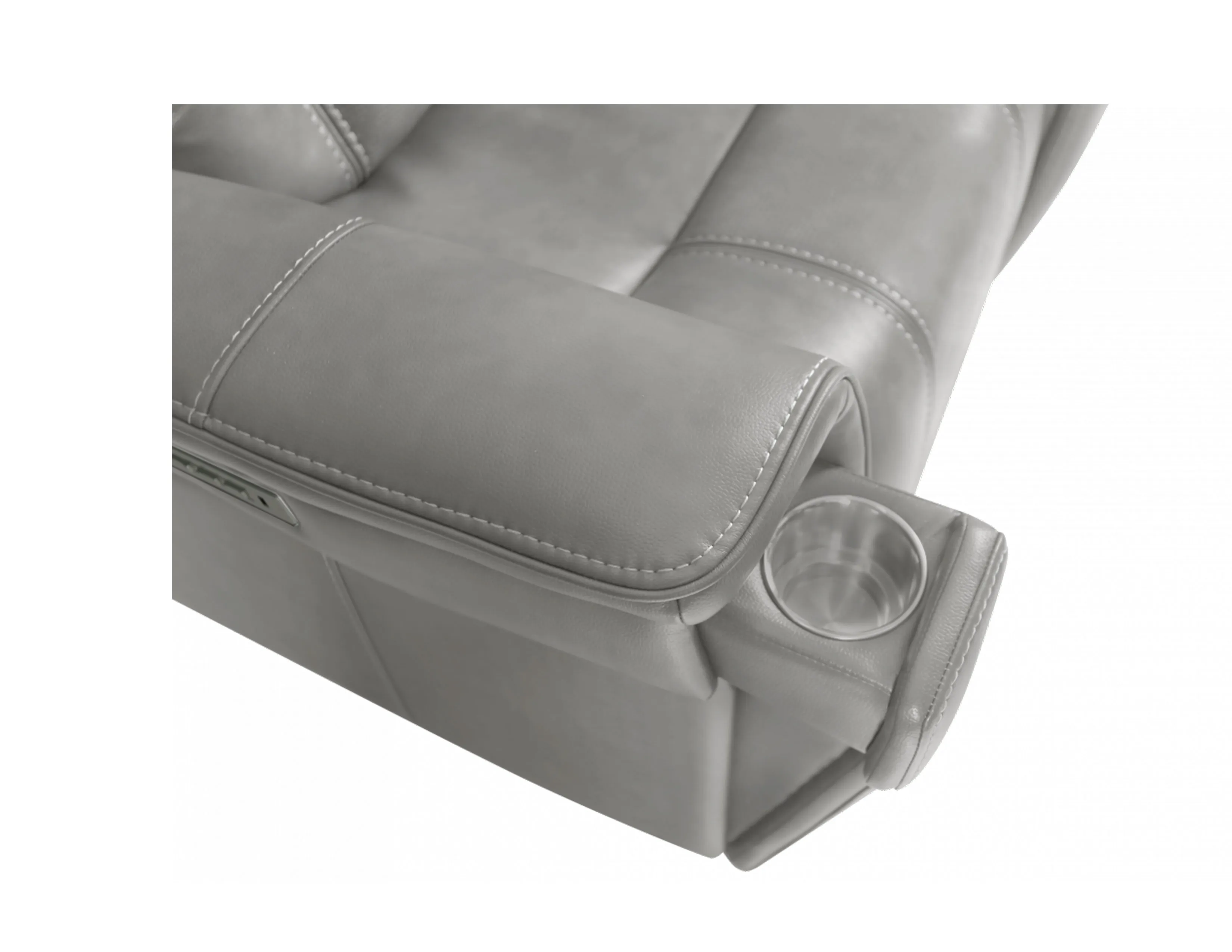 Sanibel Power Recliner w/Power Head Rest & Power Lumbar (Lay Flat) Dove - In stock 15 Sanibel Power Recliner w/Power Head Rest & Power Lumbar (Lay Flat) Dove - In stock