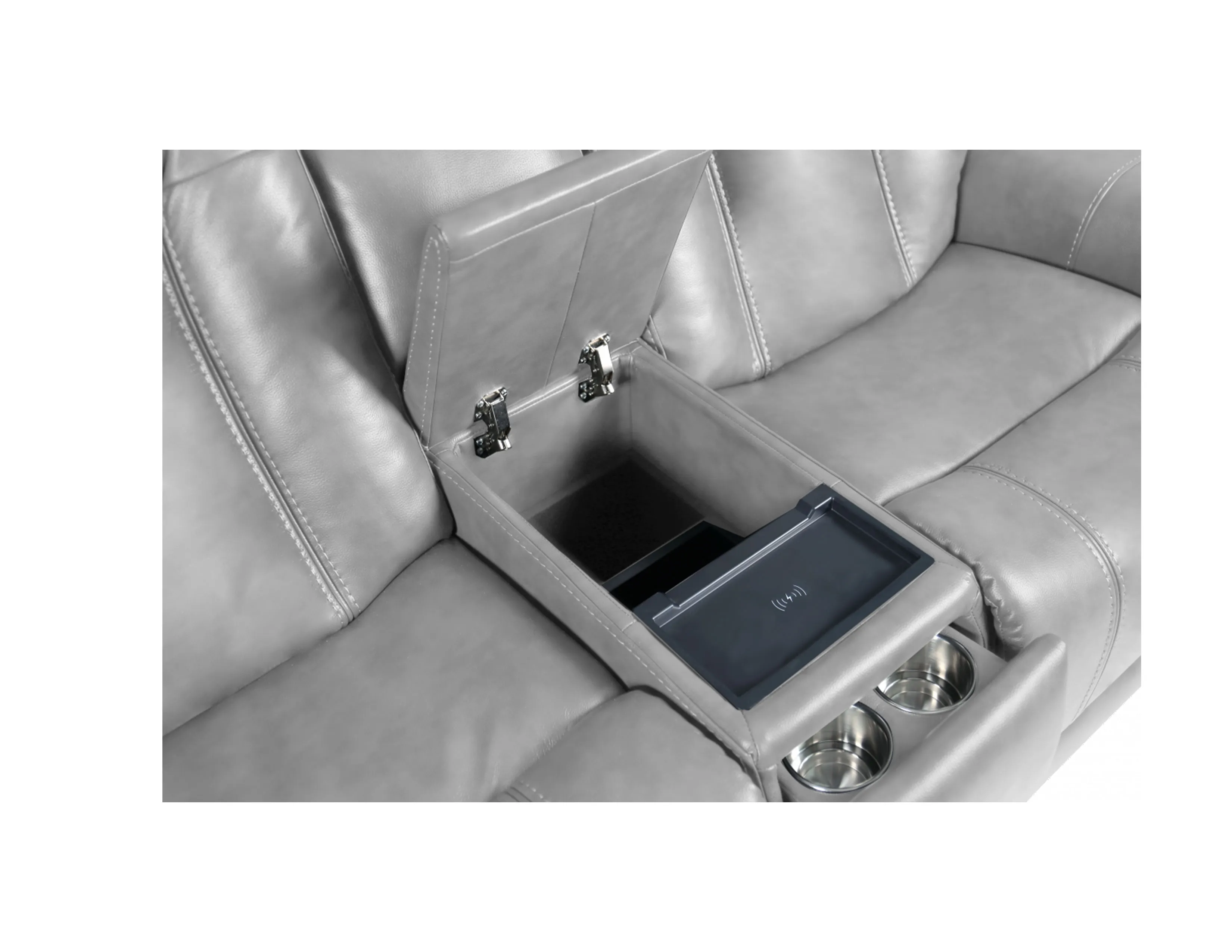 Sanibel Power Recliner w/Power Head Rest & Power Lumbar (Lay Flat) Dove - In stock 17 Sanibel Power Recliner w/Power Head Rest & Power Lumbar (Lay Flat) Dove - In stock