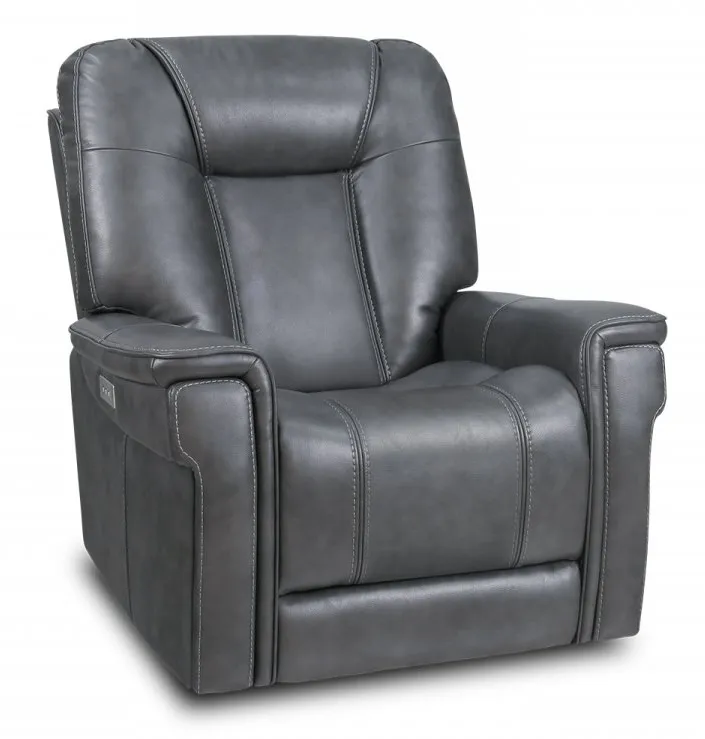 Sanibel Power Recliner w/Power Head Rest & Power Lumbar (Lay Flat) Dove - In stock 2 Sanibel Power Recliner w/Power Head Rest & Power Lumbar (Lay Flat) Dove - In stock