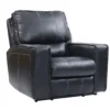 Rockford Power Headrest Power Leather Recliner Black (In stock - Fast shipping) 36 Rockford Power Headrest Power Leather Recliner Black (In stock - Fast shipping)