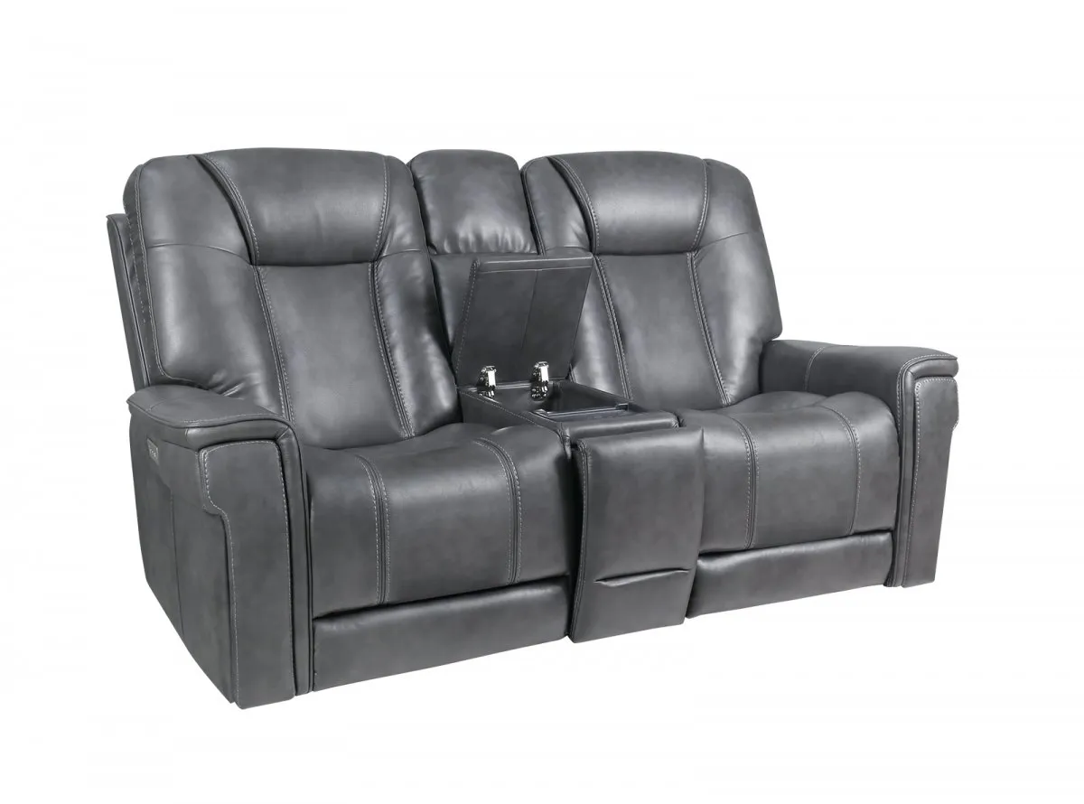 Sanibel Power Recliner w/Power Head Rest & Power Lumbar (Lay Flat) Storm - In stock 14 Sanibel Power Recliner w/Power Head Rest & Power Lumbar (Lay Flat) Storm - In stock