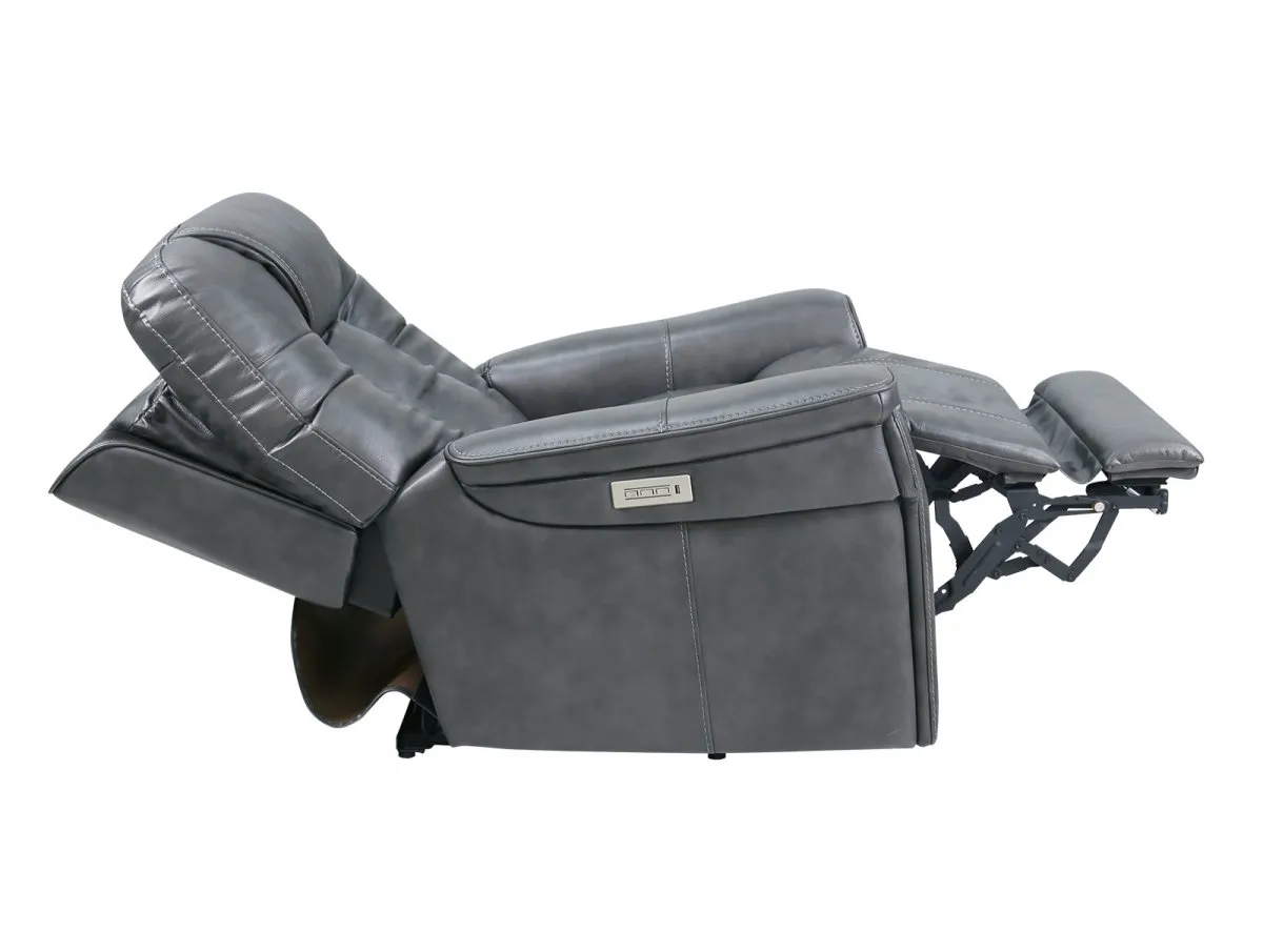 Sanibel Power Recliner w/Power Head Rest & Power Lumbar (Lay Flat) Storm - In stock 6 Sanibel Power Recliner w/Power Head Rest & Power Lumbar (Lay Flat) Storm - In stock