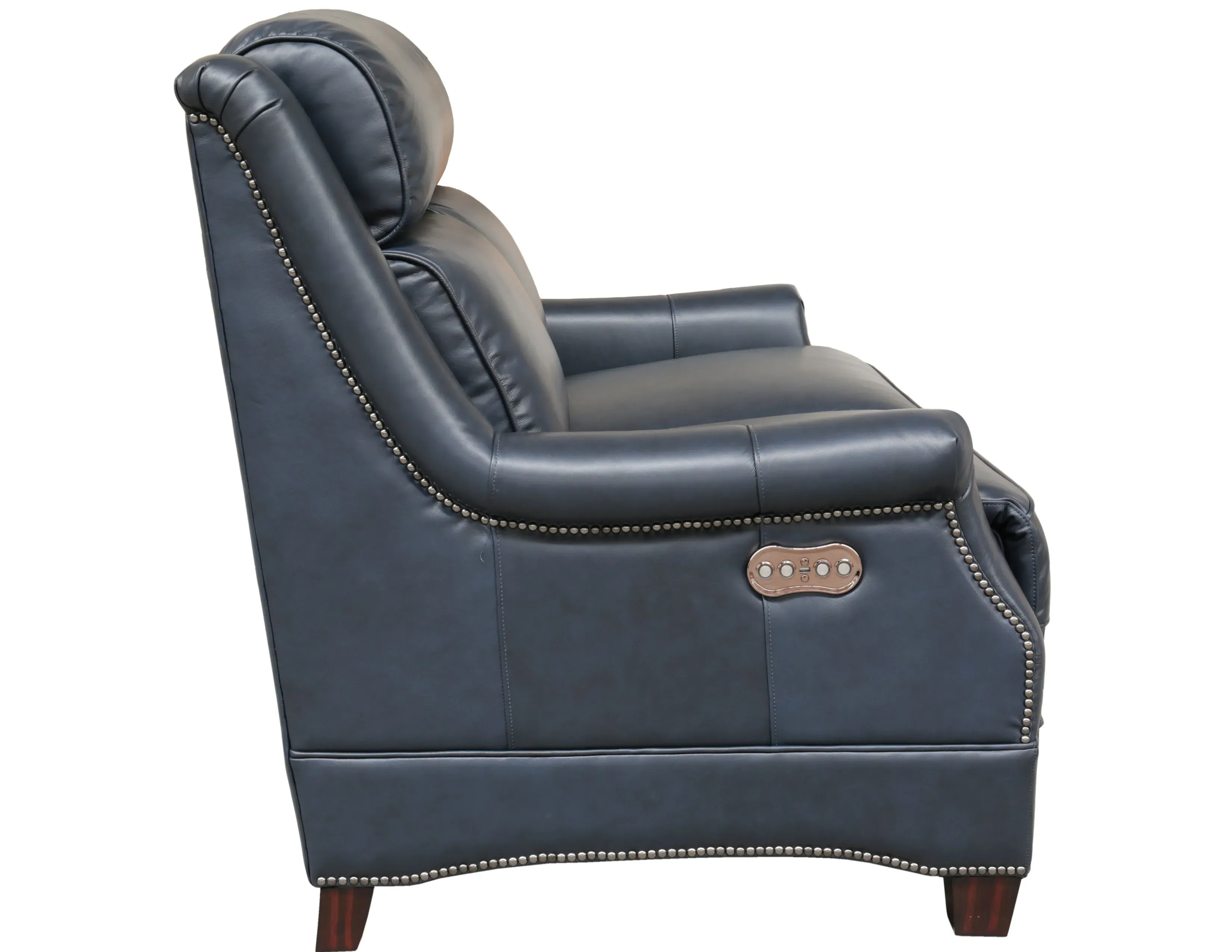 Warrendale Leather Power Headrest Power Recliner (Blue) In stock 14 Warrendale Leather Power Headrest Power Recliner (Blue) In stock
