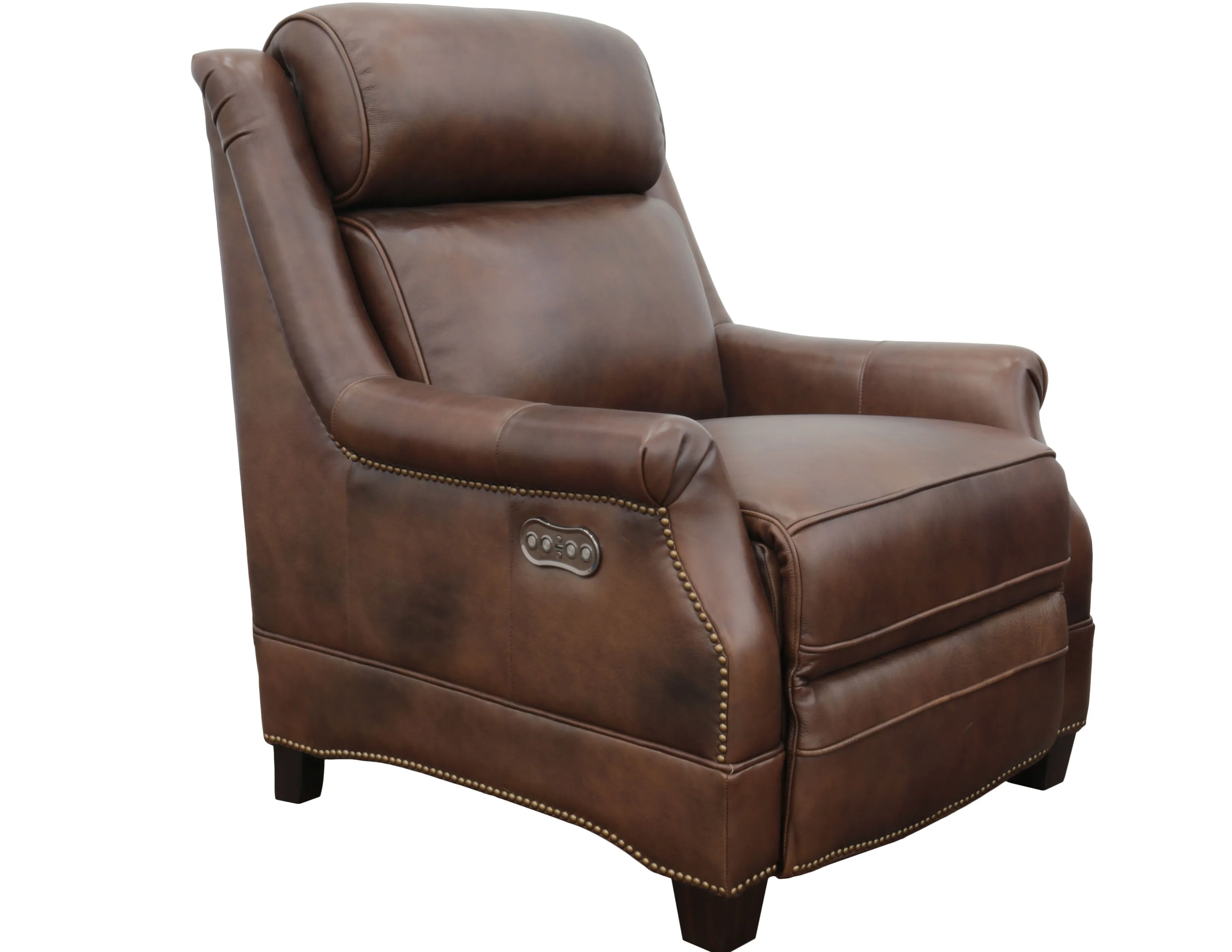 Warrendale Leather Power Headrest Power Recliner (Cognac) In stock 1 Warrendale Leather Power Headrest Power Recliner (Cognac) In stock