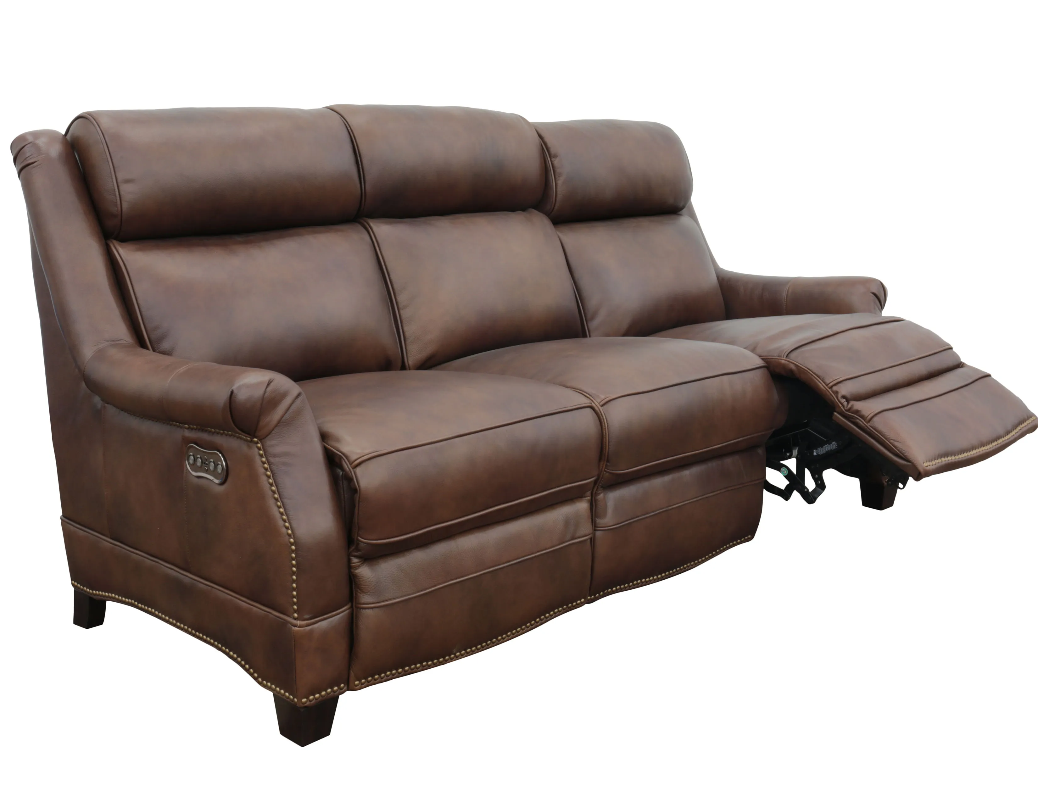 Warrendale Leather Power Headrest Power Recliner (Cognac) In stock 7 Warrendale Leather Power Headrest Power Recliner (Cognac) In stock