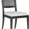 Charleston Upholstered Seat Side Chair (garden gate black finish) 6750-75410-95 15 Charleston Upholstered Seat Side Chair (garden gate black finish) 6750-75410-95