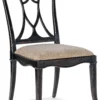 Charleston Upholstered Seat Side Chair 2 Pack (black cherry finish) 6750-75310-97