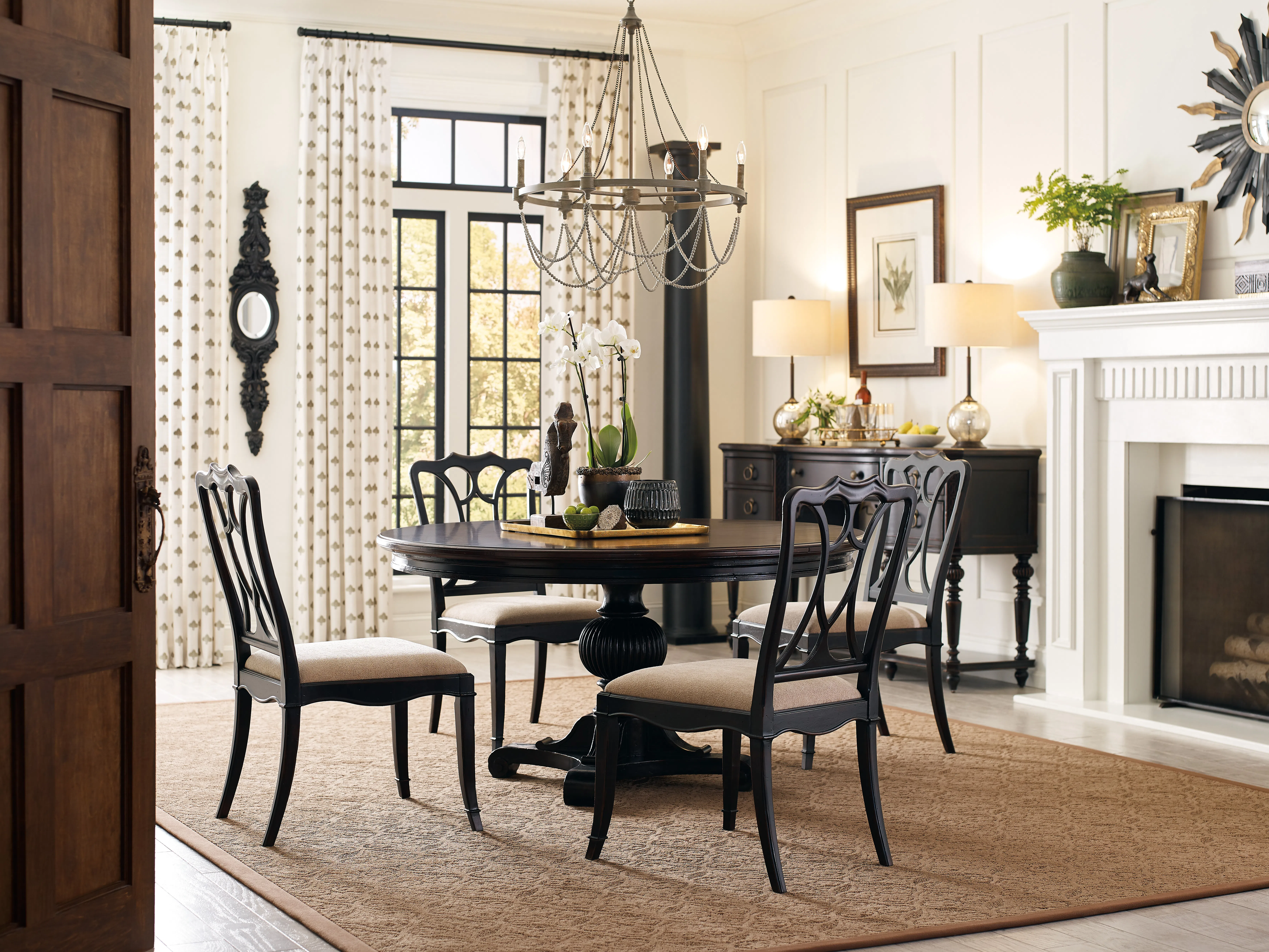 Charleston Upholstered Seat Side Chair 2 Pack (black cherry finish) 6750-75310-97 5 Charleston Upholstered Seat Side Chair 2 Pack (black cherry finish) 6750-75310-97