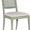 Charleston Upholstered Seat Side Chair 2 Pack (verdigris green finish) 6750-75410-32