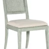 Charleston Upholstered Seat Side Chair 2 Pack (verdigras green finish) 6750-75410-40