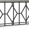 Ciao Bella Metal and Faux Concrete Console Table 11 Ciao Bella Metal and Faux Concrete Console Table