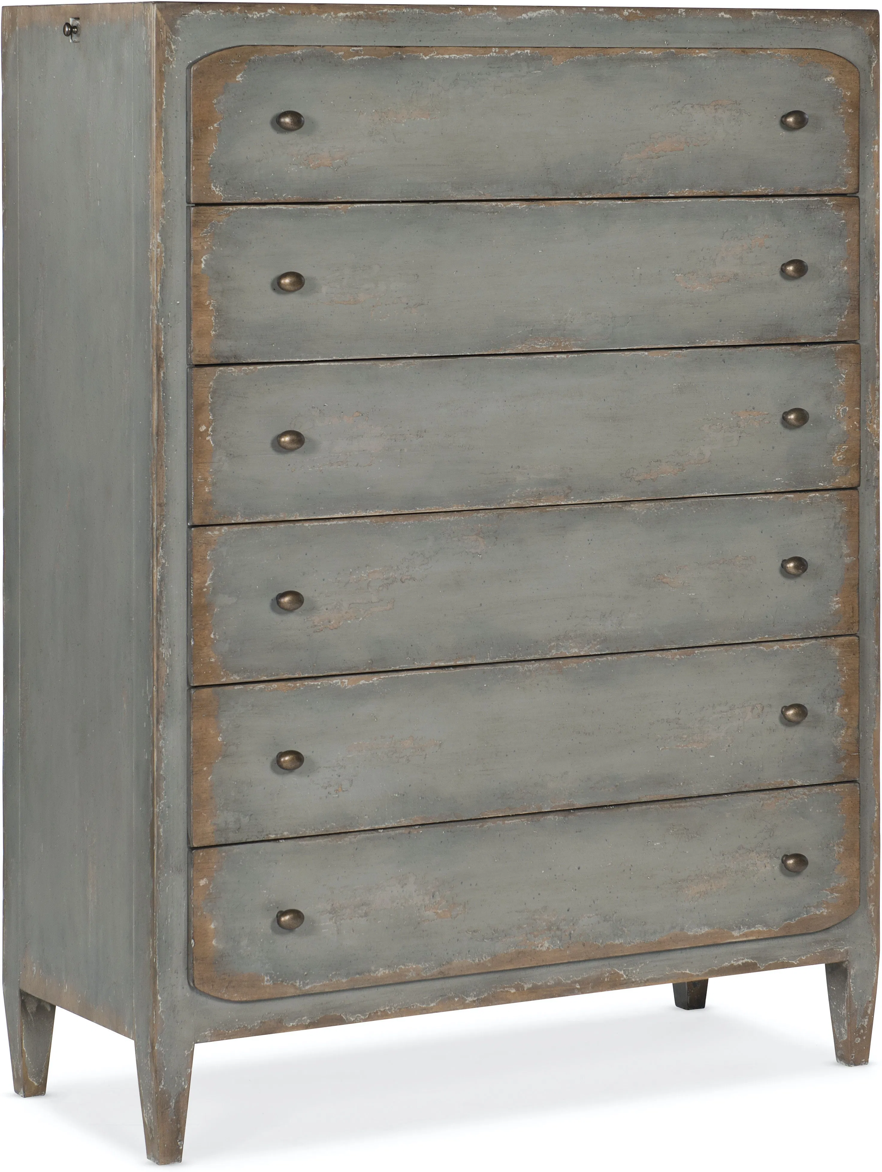 Ciao Bella Six-Drawer Chest- Speckled Gray 1 Ciao Bella Six-Drawer Chest- Speckled Gray