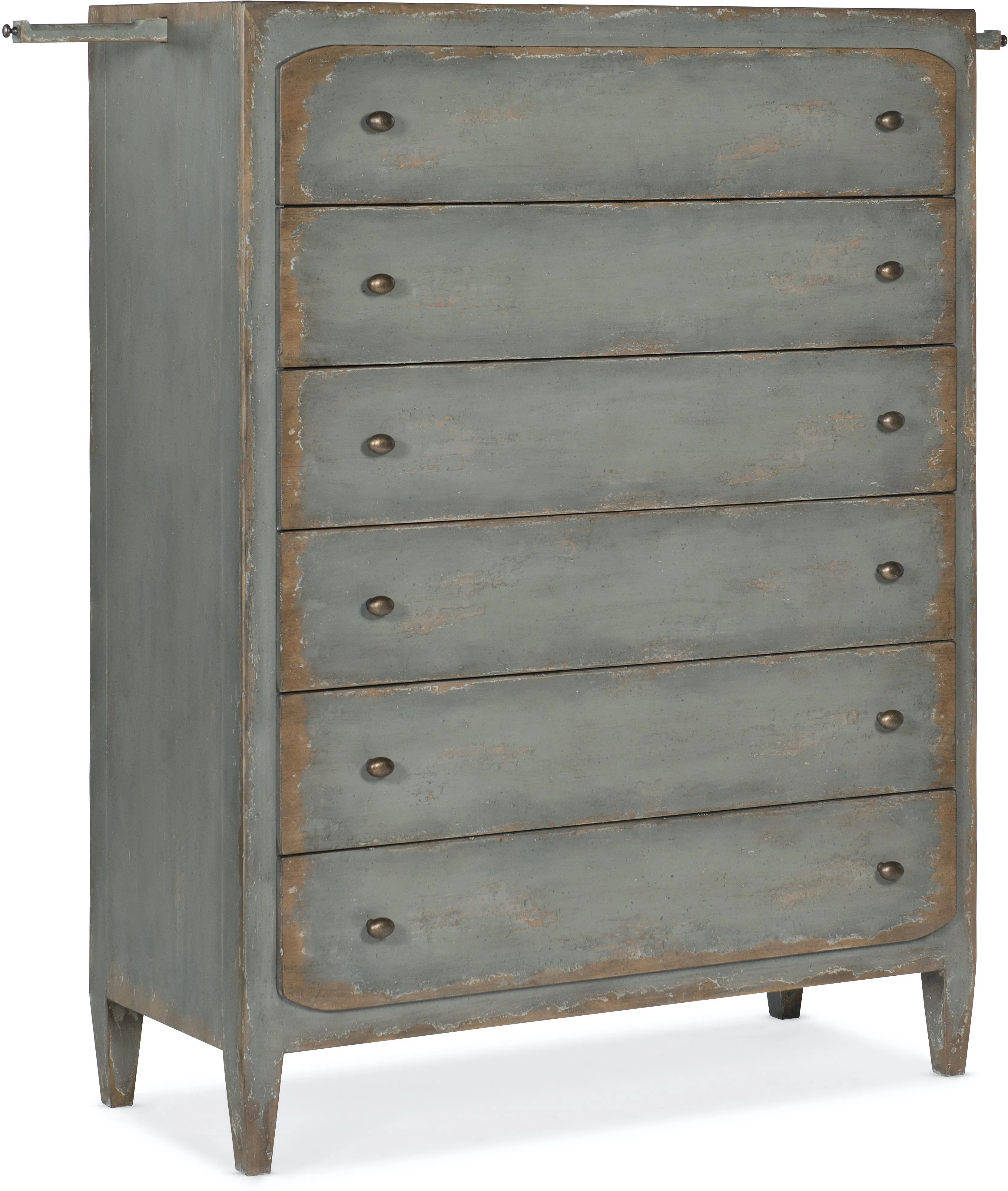 Ciao Bella Six-Drawer Chest- Speckled Gray 3 Ciao Bella Six-Drawer Chest- Speckled Gray