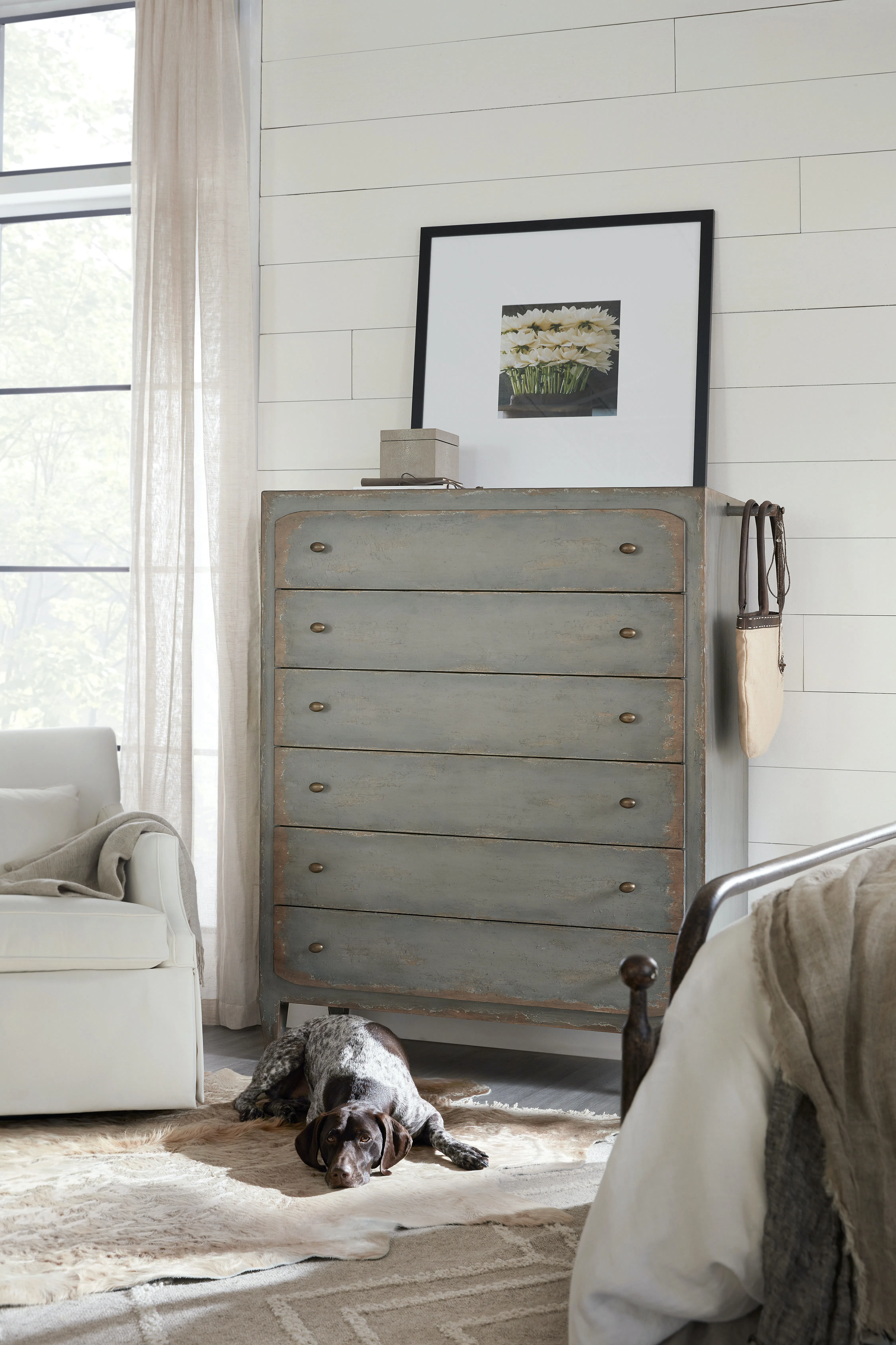 Ciao Bella Six-Drawer Chest- Speckled Gray 5 Ciao Bella Six-Drawer Chest- Speckled Gray