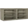 Linville Falls 72" Credenza with Two Open Desk Cabinets