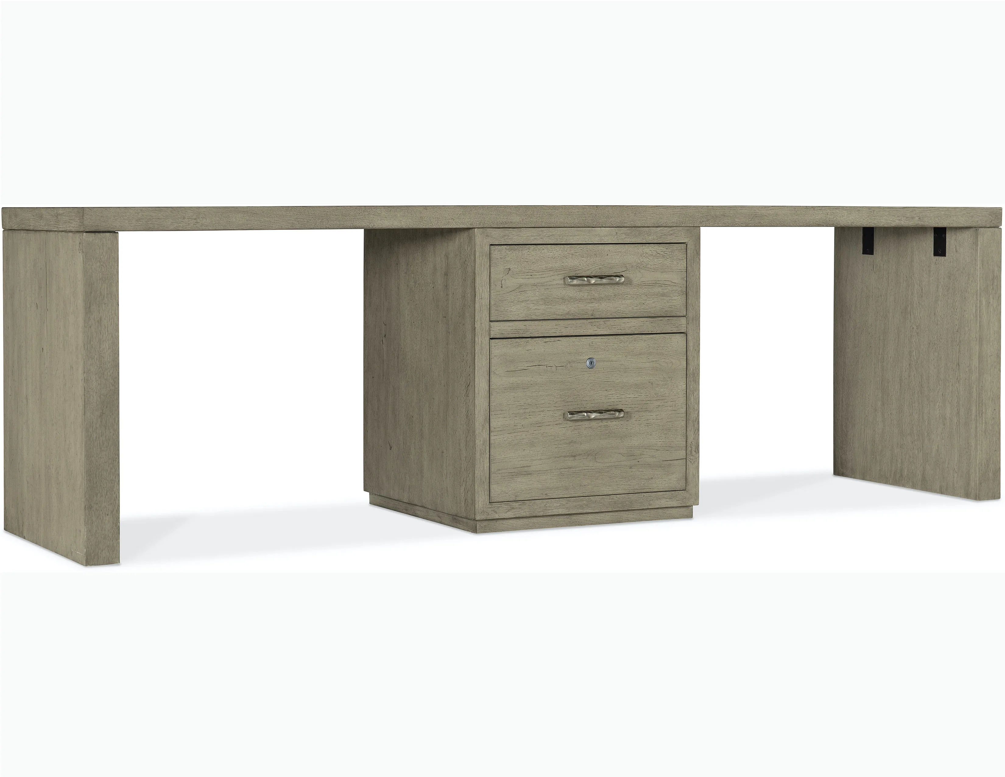 Linville Falls 96" Desk with One Centered File 1 Linville Falls 96" Desk with One Centered File