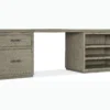 Linville Falls 96" Desk with One File and Open Desk Cabinet 20 Linville Falls 96" Desk with One File and Open Desk Cabinet
