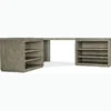 Linville Falls Corner Desk with Two Open Desk Cabinets 16 Linville Falls Corner Desk with Two Open Desk Cabinets