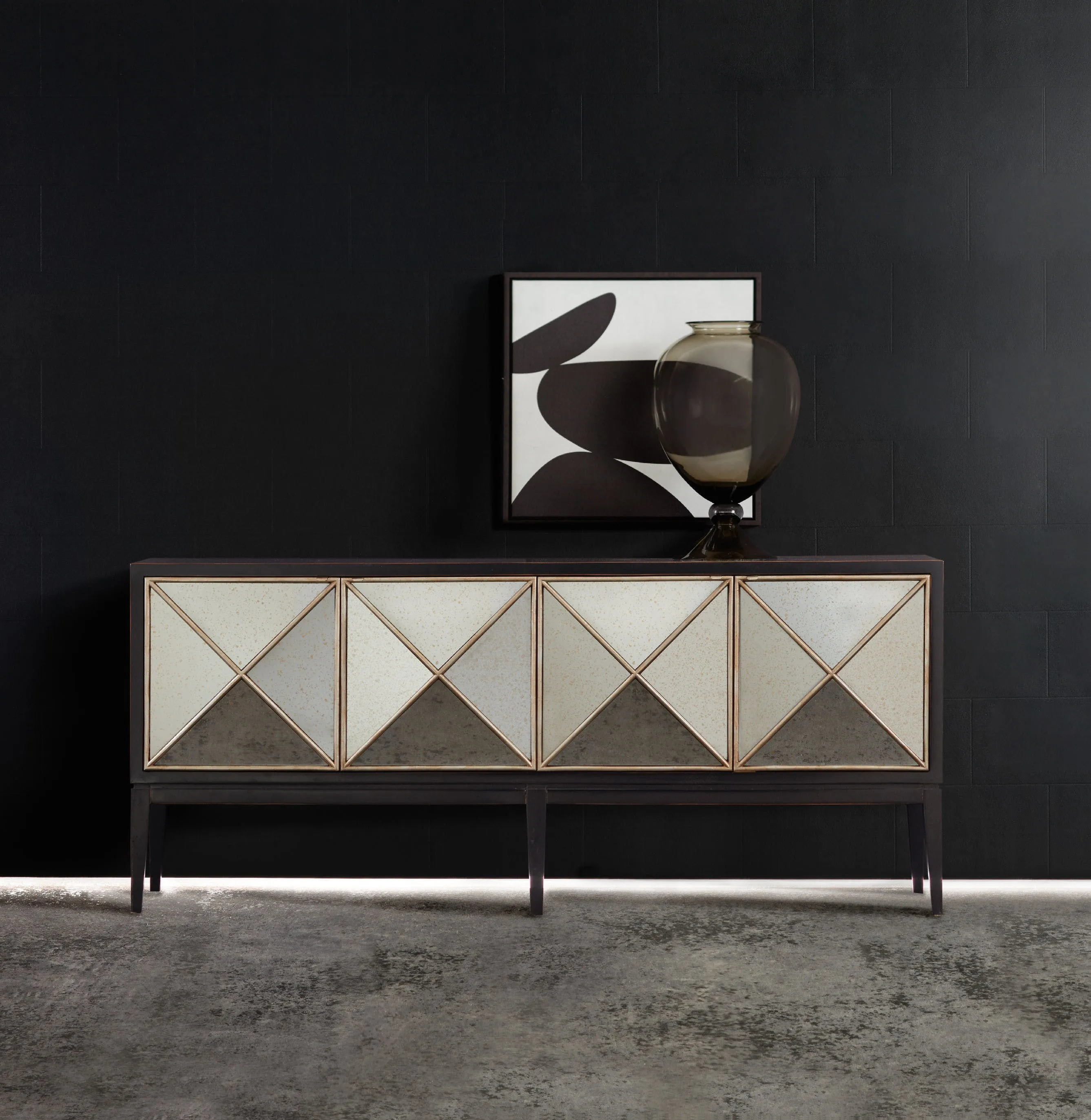 Melange Jova Four-Door Credenza 3 Melange Jova Four-Door Credenza