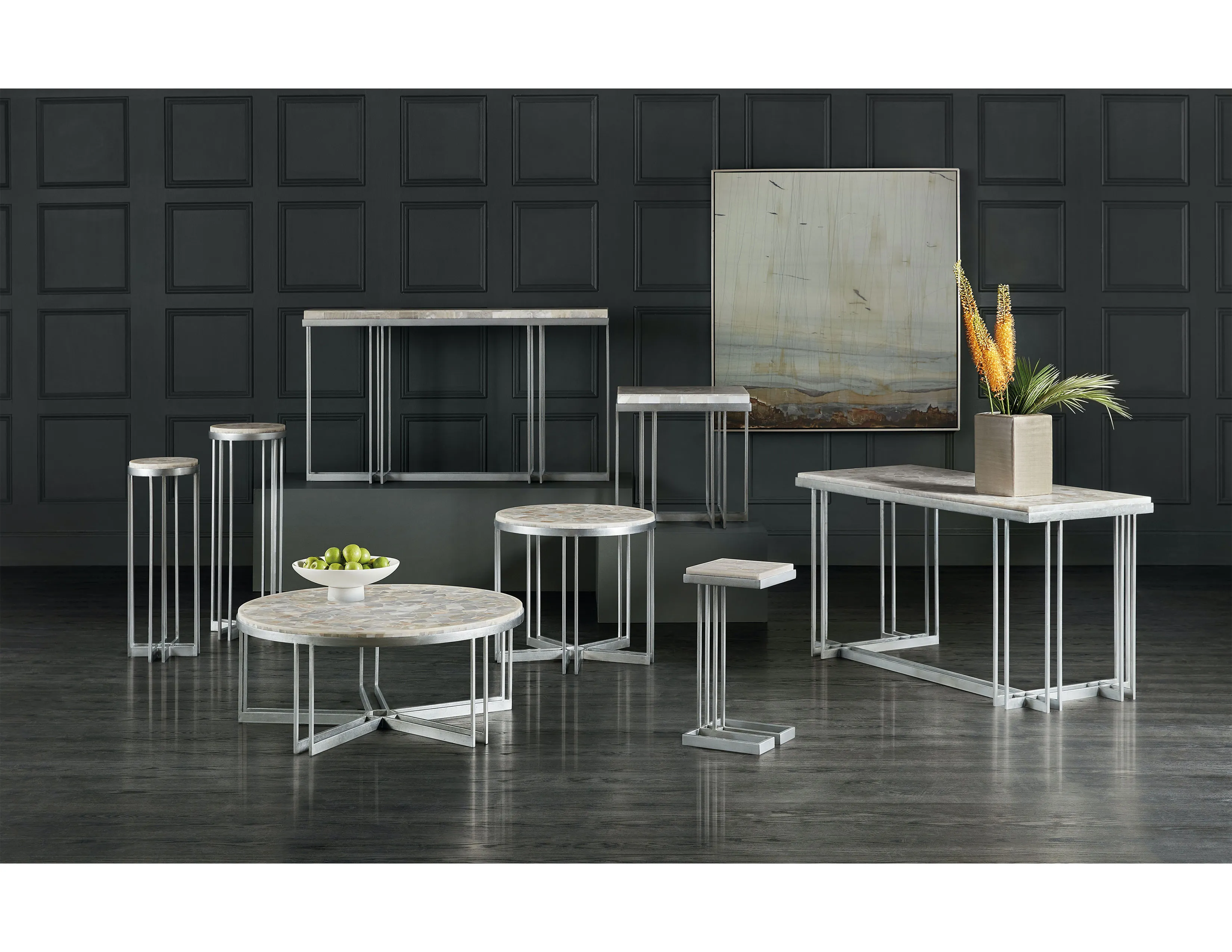 Melange Marin 32in Accent End Table 4 Melange Marin 32in Accent End Table