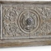 Melange Two-Door Accent Console (driftwood-tone finish with whitewash paint) 5701-85002