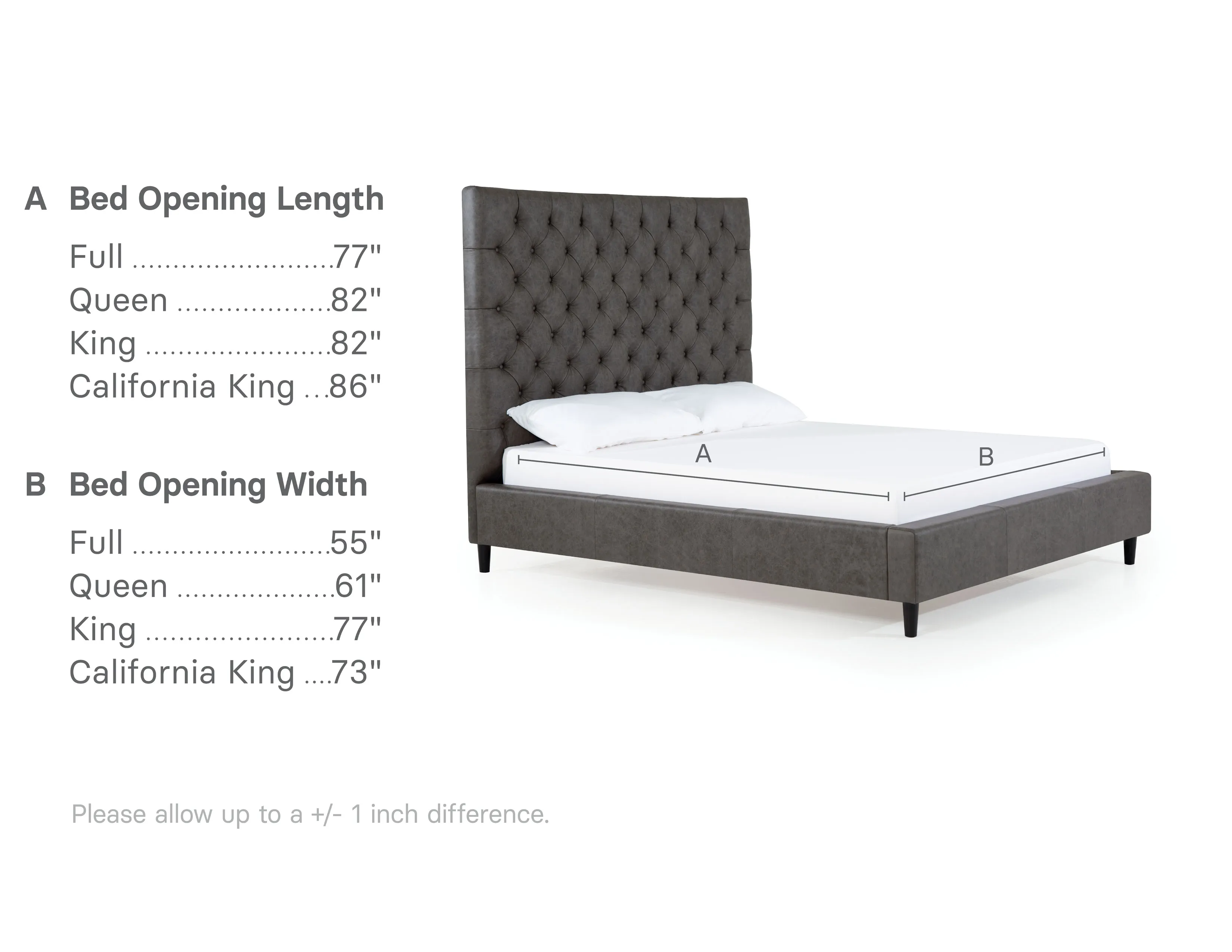 Vineyard Full - Queen - King Complete Bed (54" height) +175 colors 30 Vineyard Full - Queen - King Complete Bed (54" height) +175 colors