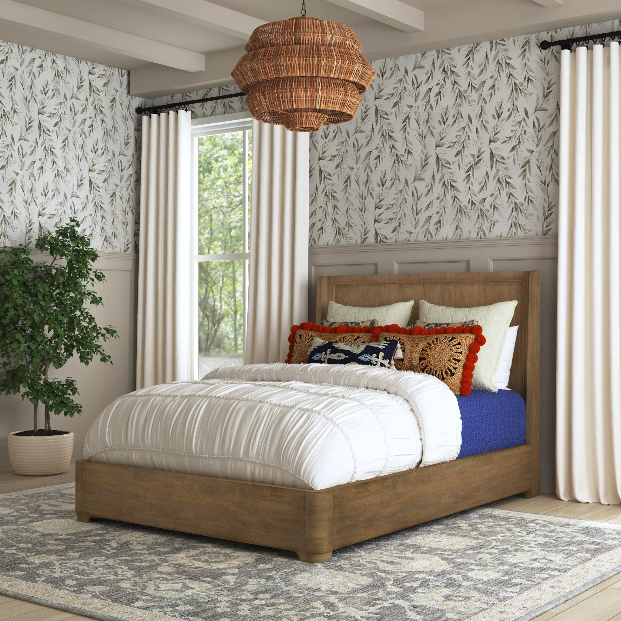 Normandy Queen Panel Bed 2 Normandy Queen Panel Bed