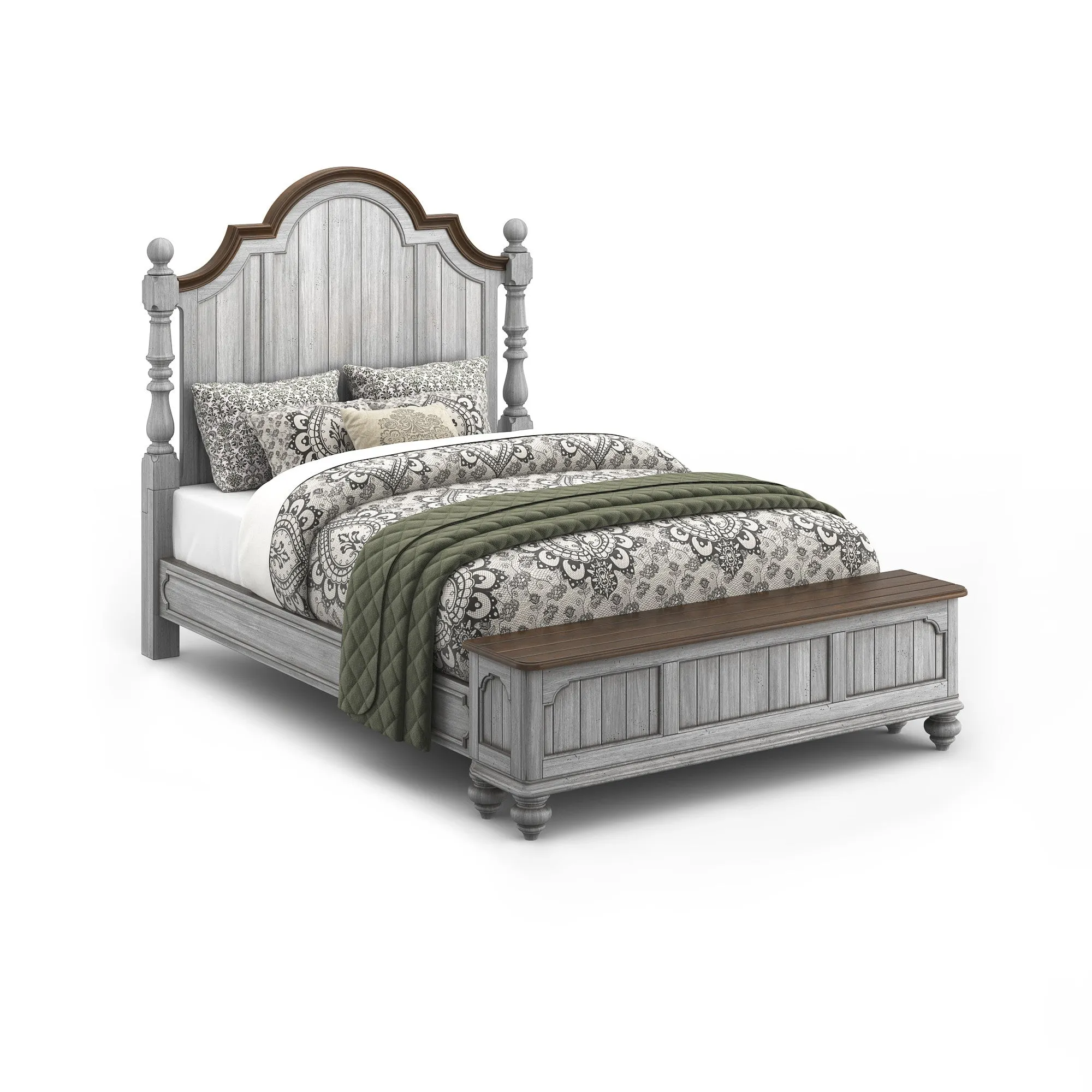 Plymouth Queen Poster Storage Bed 6 Plymouth Queen Poster Storage Bed