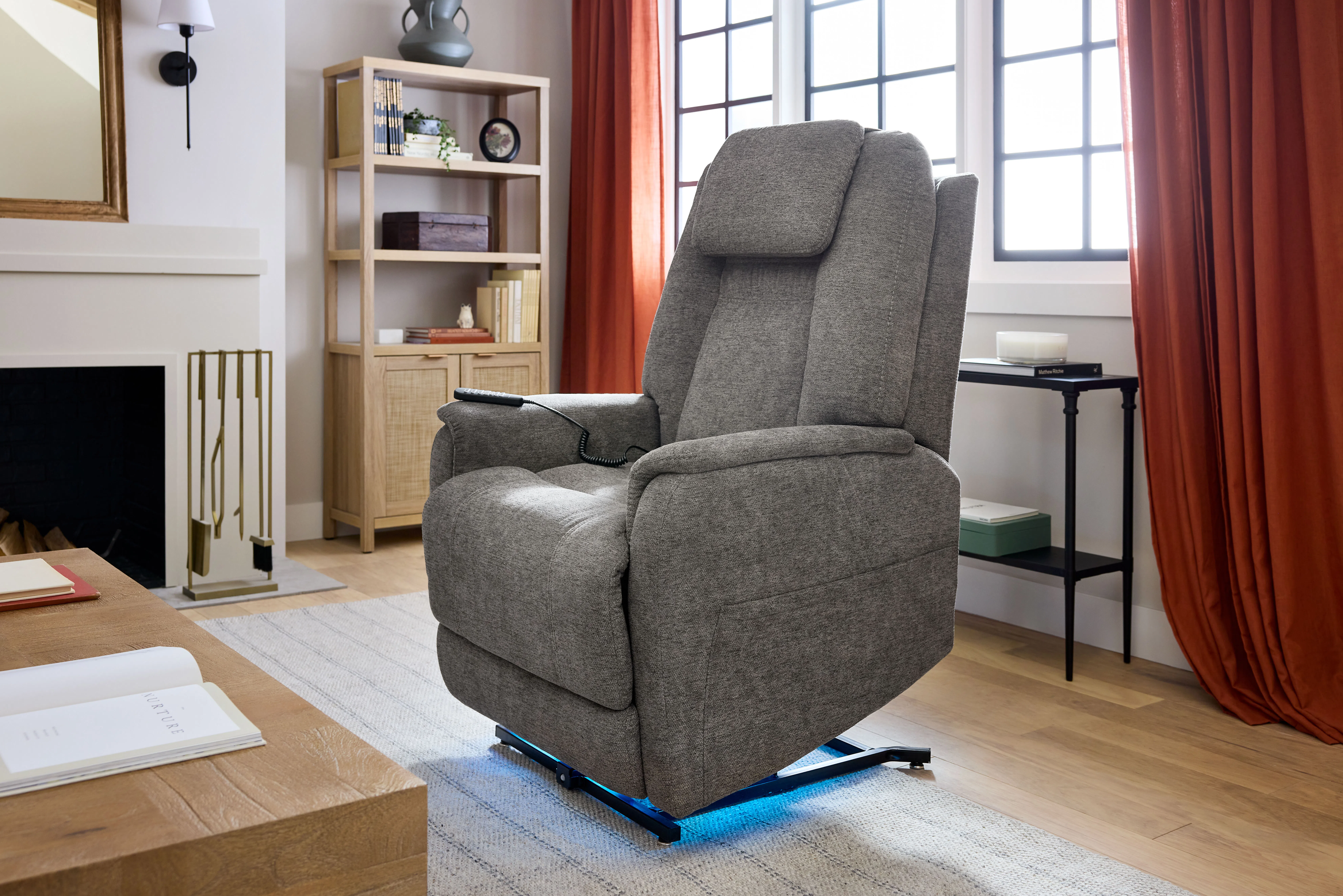 Zecliner 1093 Triple Power Lift Sleep Recliner with Heat and Massage (6' 0" and taller) in stock 15 Zecliner 1093 Triple Power Lift Sleep Recliner with Heat and Massage (6' 0" and taller) in stock