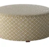 Owen Straw 39" Round Cocktail Ottoman - 140-C (performance fabric) 10 Owen Straw 39" Round Cocktail Ottoman - 140-C (performance fabric)