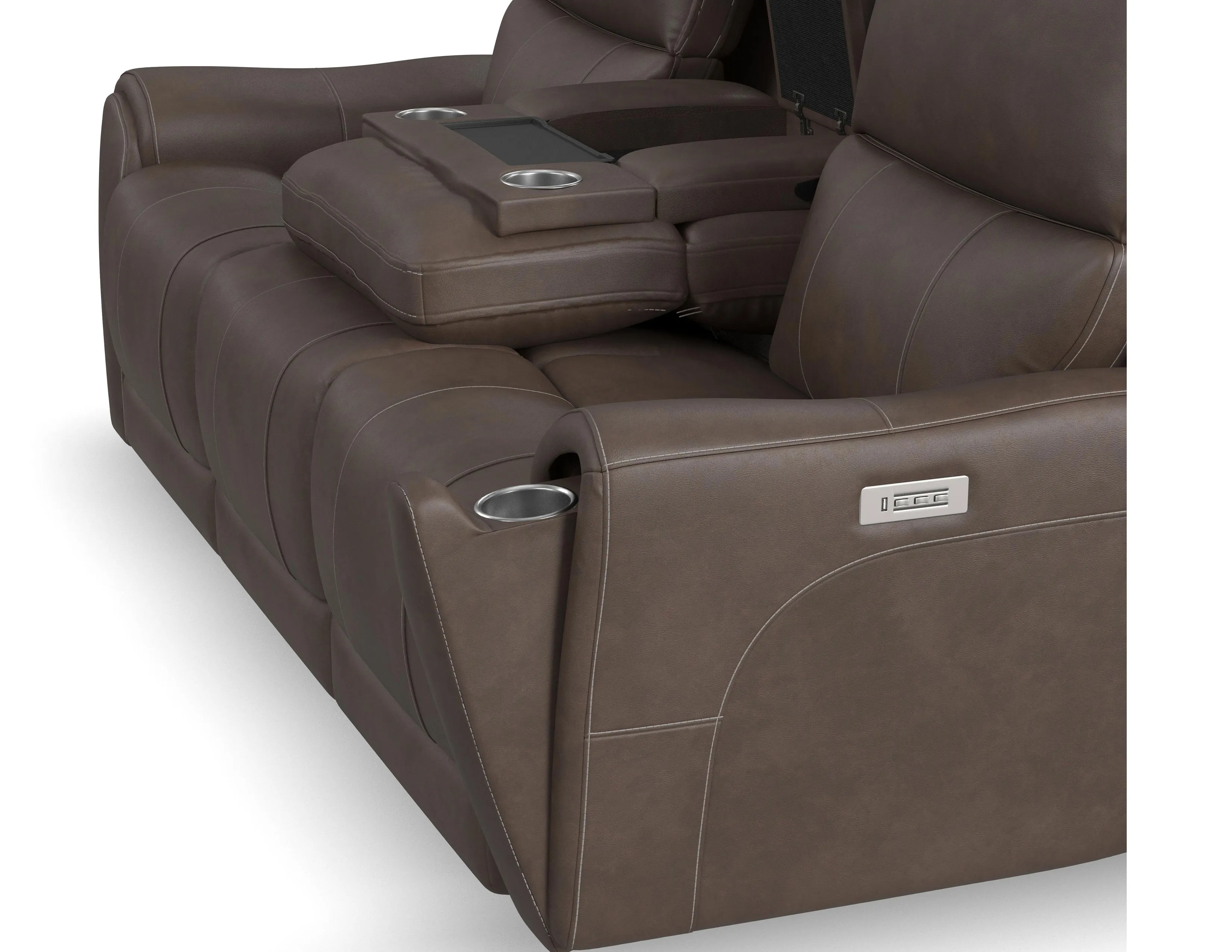 Carter 1587 Triple Power Reclining Console Loveseat (+2 colors) In stock - Zero Gravity 11 Carter 1587 Triple Power Reclining Console Loveseat (+2 colors) In stock - Zero Gravity