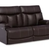 Clive Leather Power Reclining Loveseat with Power Headrests and Lumbar (375-70) in stock